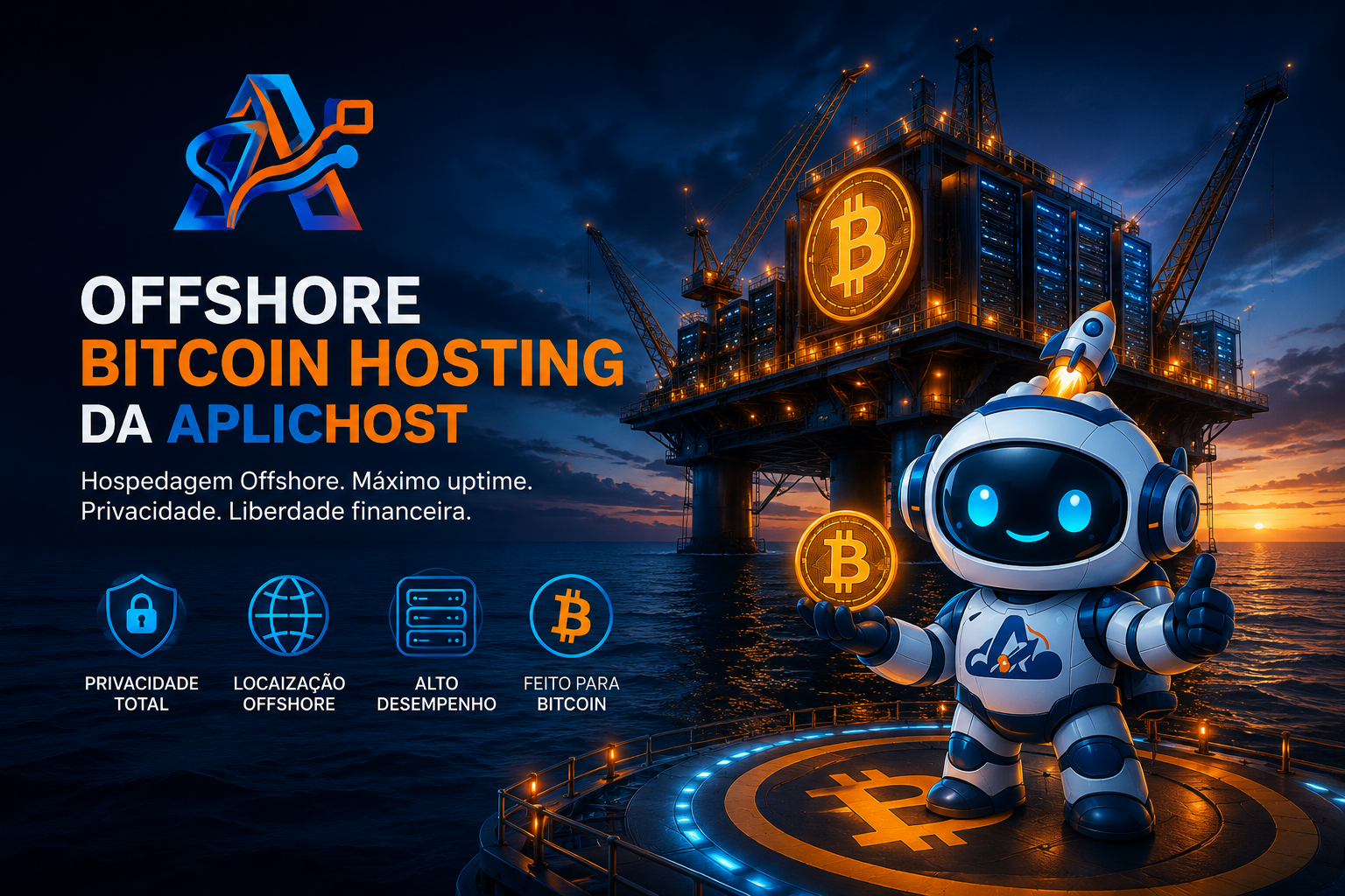 Alojamento Bitcoin Offshore da Aplic